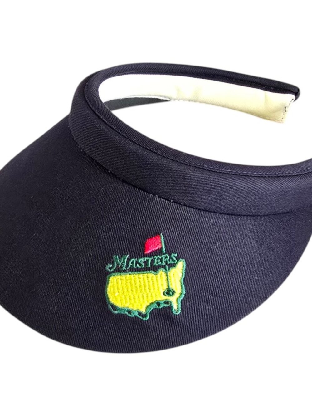 Golf Masters Tournament Navy Blue Sun Visor Hat Texann Texace Made in USA